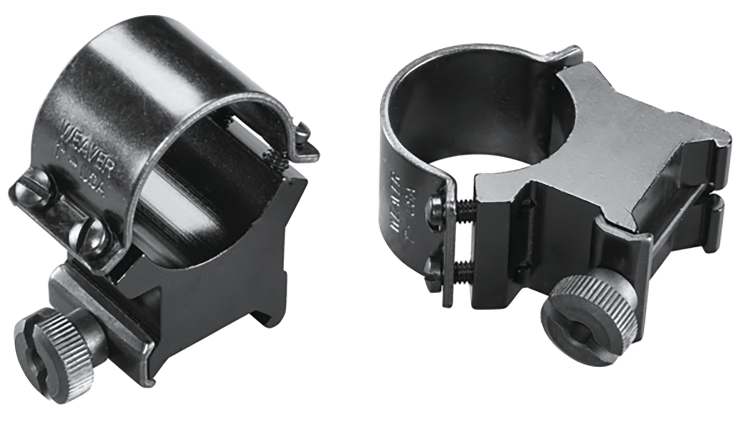 Weaver Mounts 49162 Sure Grip Detachable Rings Black 1" Extra High