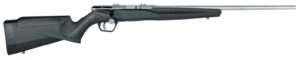 Savage Arms 70202 B Series FVSS Full Size 22 LR 10+1 21" Matte Heavy Button Rifled Barrel, Matte Drilled & Tapped Stainless Steel Receiver, Matte Black Fixed Synthetic Stock, Right Hand