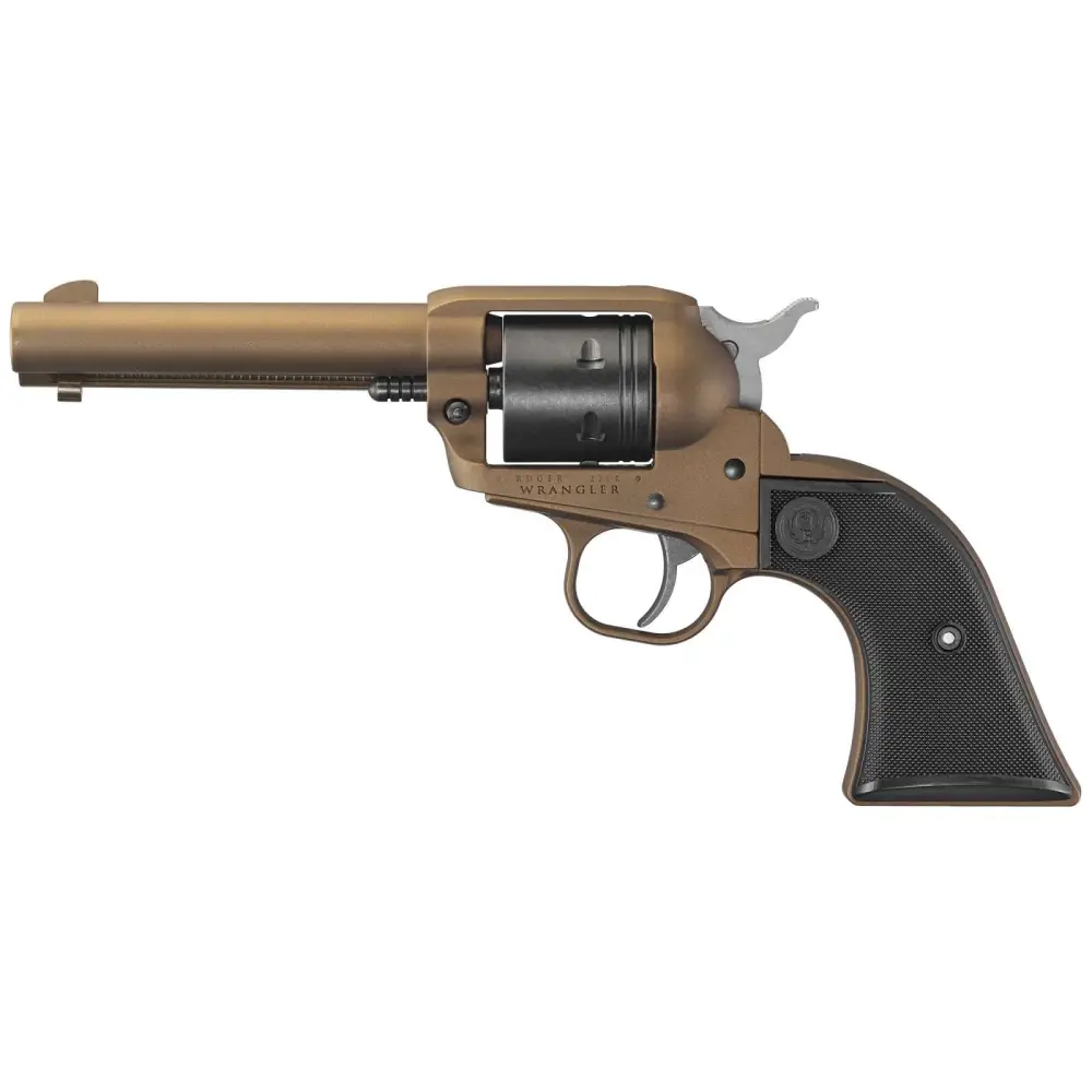 RUGER WRANGLER 22LR S/A 4.6" REVOLVER BRNT BRZ