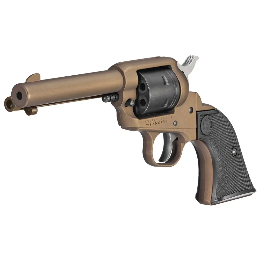 RUGER WRANGLER 22LR S/A 4.6" REVOLVER BRNT BRZ - Image 2