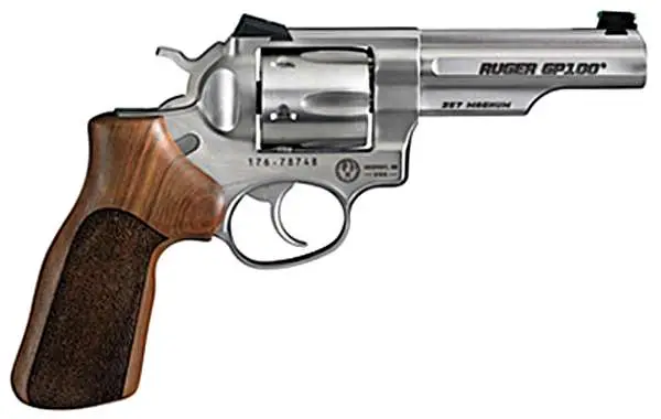 RUGER GP100 MTCH CHMP 357MAG REV 4.2" STS HGE WD GRP FXD SGHT