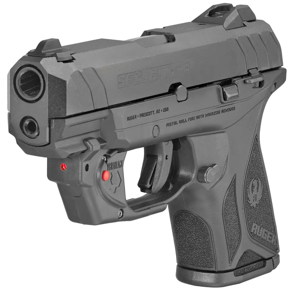 RUGER SECURITY-9MM 3.4" PSTL BLK/BLK 10+1 MS W/ VIR LSR - Image 2