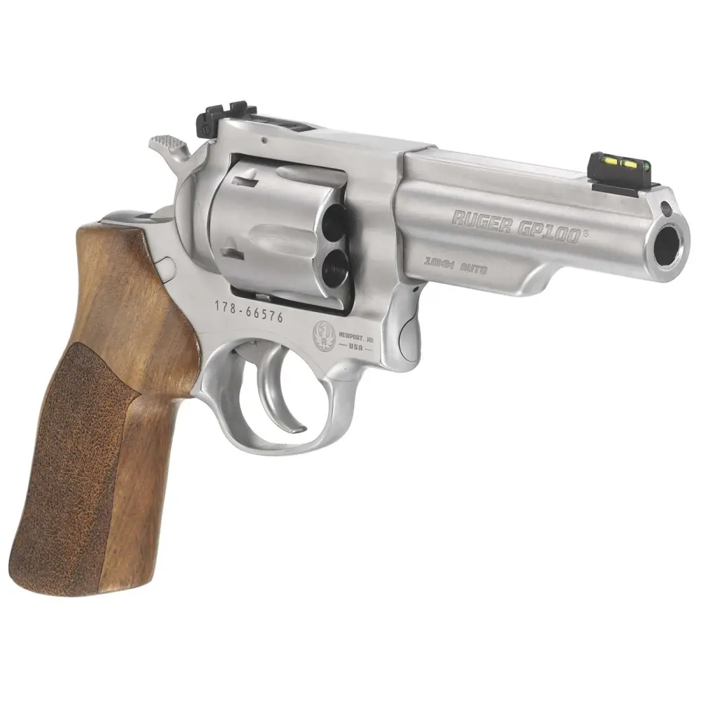 RUGER GP100 MTCH CHMP 10MM REV 4.2" STS HGE WD GRP FO ADJ SGHT - Image 3