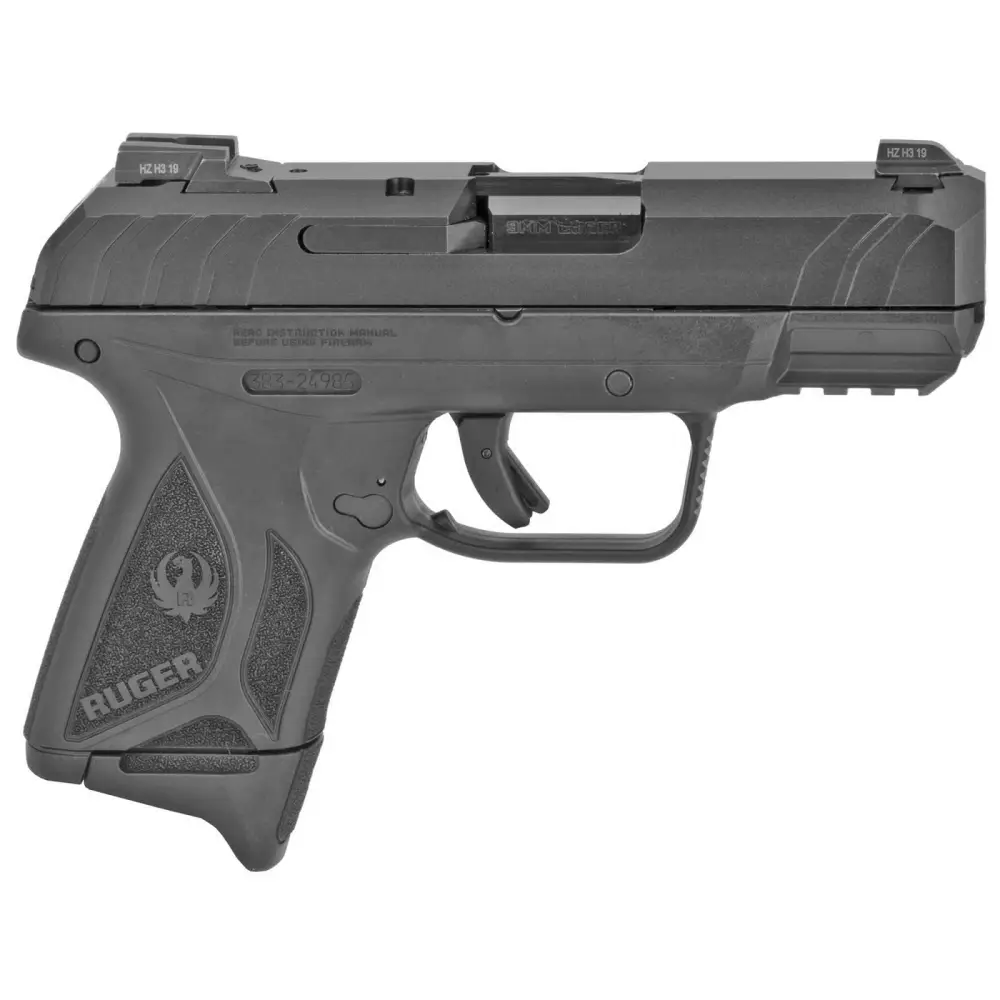 RUGER SECURITY-9MM 3.4" PISTOL BLK/BLK 10+1
