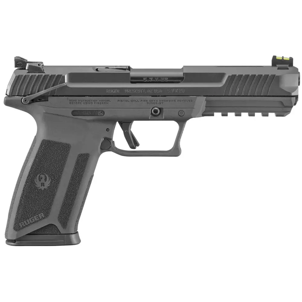 RUGER-5.7 X 28 4.9" PISTOL BLK/BLK 20+1 MS