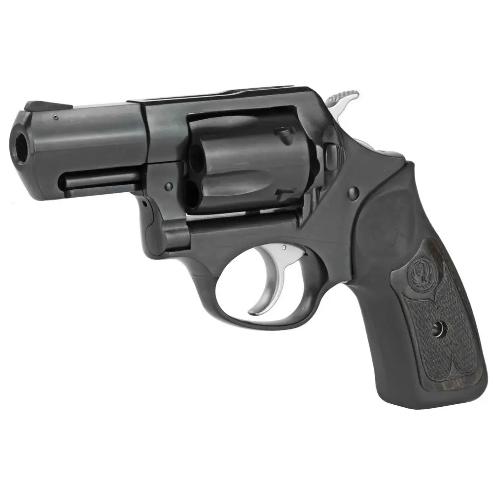 RUGER SP101 357MAG REV 2.25" BLUED, CSHND RBR WOOD GRP - Image 2