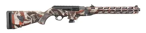 RUG PC CARB 9MM AM FLAG RFL 16.1" FLUTED W/HG 10RD - Image 3