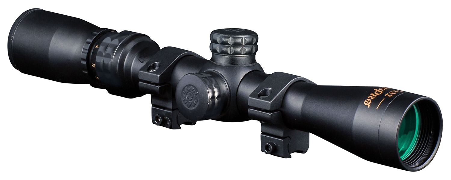 Konus 7260 KonusPro Matte Black 2-7x32mm 1" Tube Engraved 30/30 Duplex Reticle Includes Mounting Rings