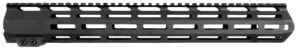 Aim Sports MTM15L308 AR Handguard  15" Low M-LOK Style Made of 6061-T6 Aluminum with Black Anodized Finish for 308 Cal AR-10