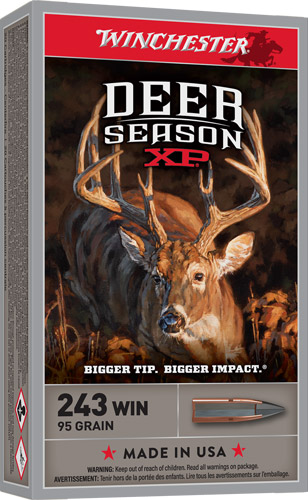 WINCHESTER DEER SEASON XP - 243 WIN 95GR JSP 20RD 10BX/CS - Image 2