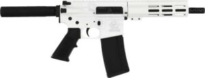 GLFA AR15 PISTOL 223 WYLDE - 7.5" NITRIDE BBL WHITE