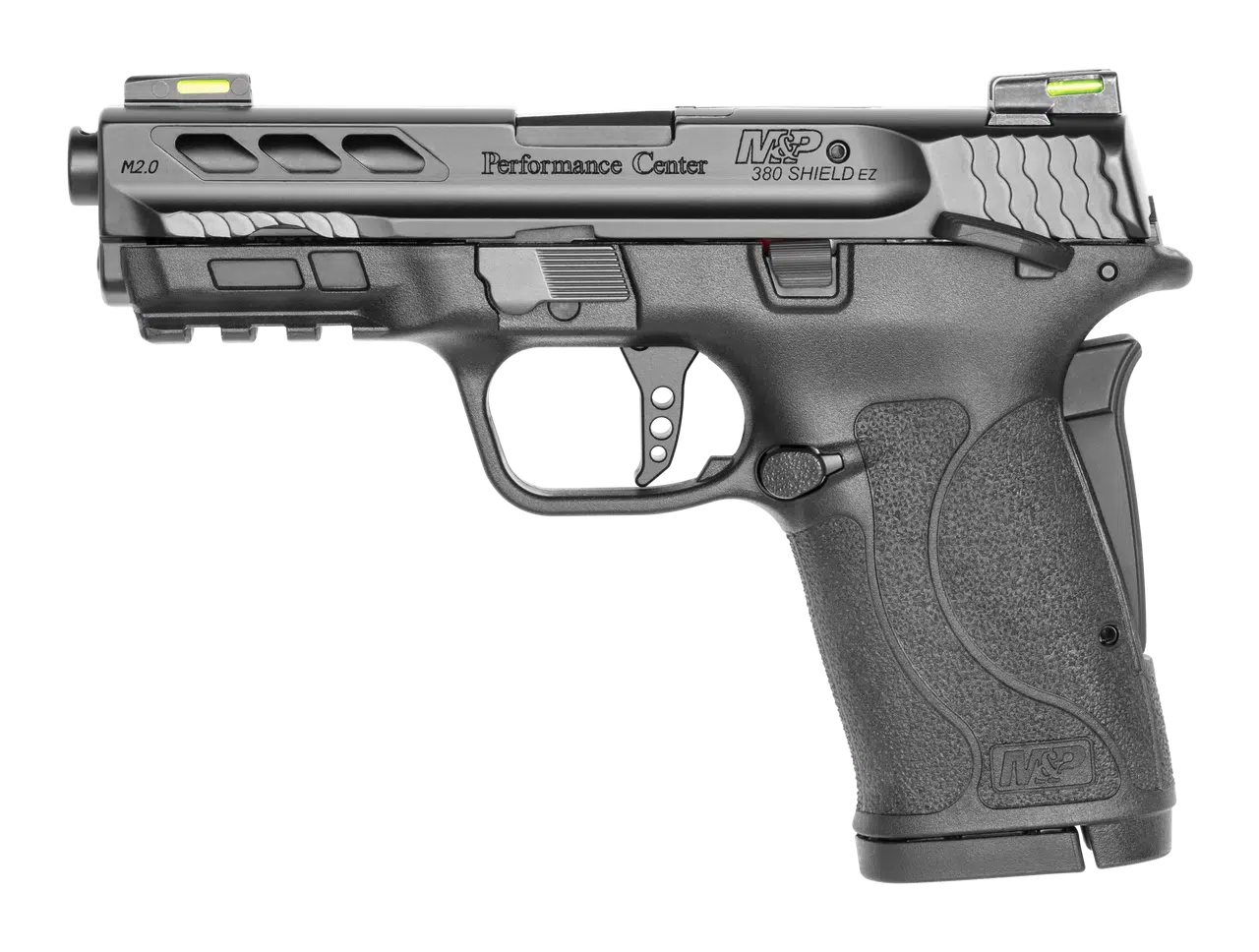 SMITH & WESSON PC M&P 380 SHIELD EZ PRTD BLK 380ACP 3.75" 8RD MA COMPLIANT