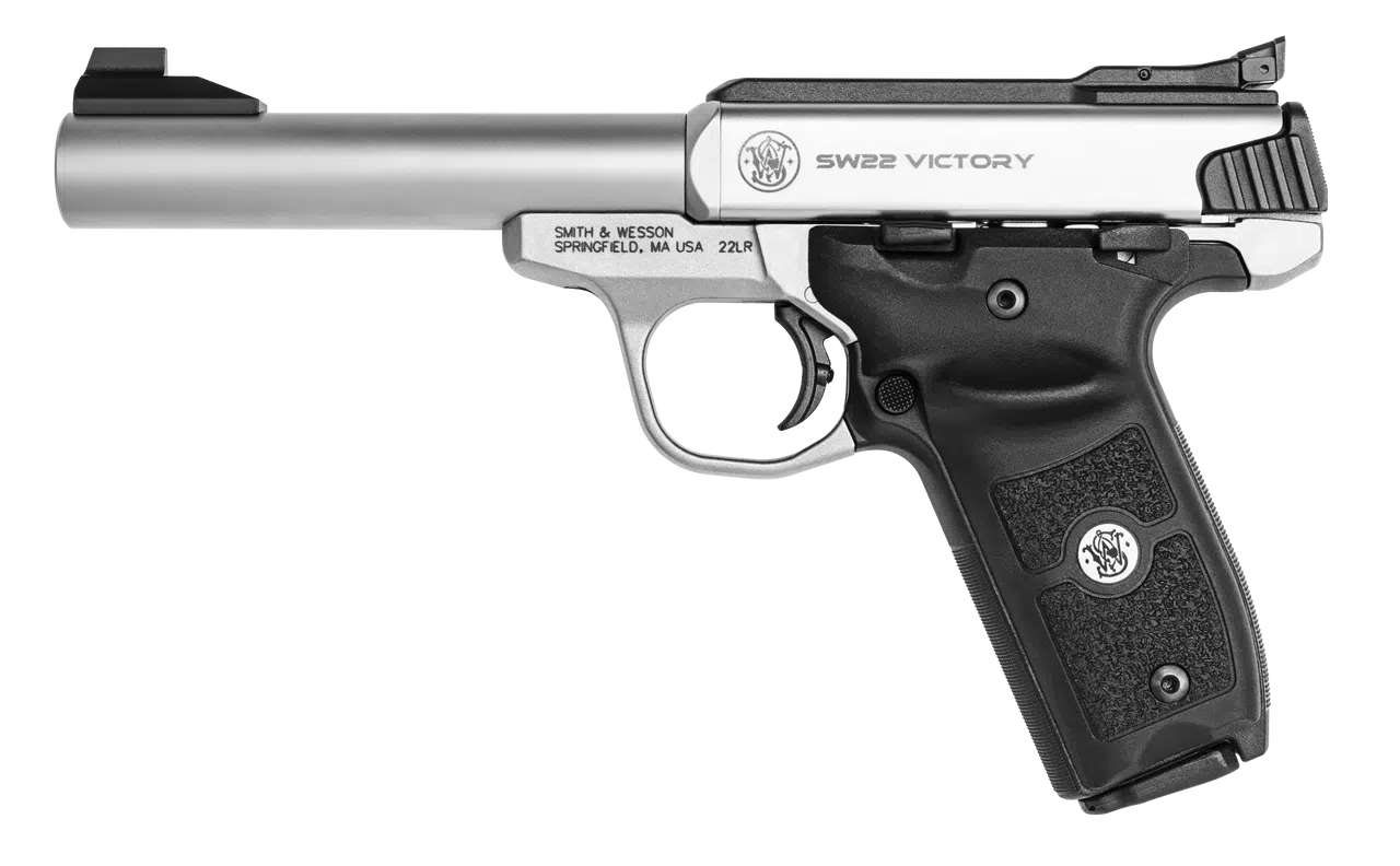 SMITH & WESSON SW22 VICTORY TRGT MODEL STS 22LR 5.5" 10RD SAO MS COMPLINT