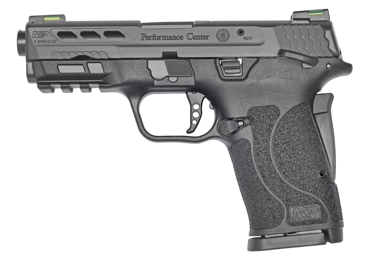 SMITH & WESSON PC M&P SHIELD EZ M2.0 PRTD BLK 9MM 3.675" 8RD COMPLIANT