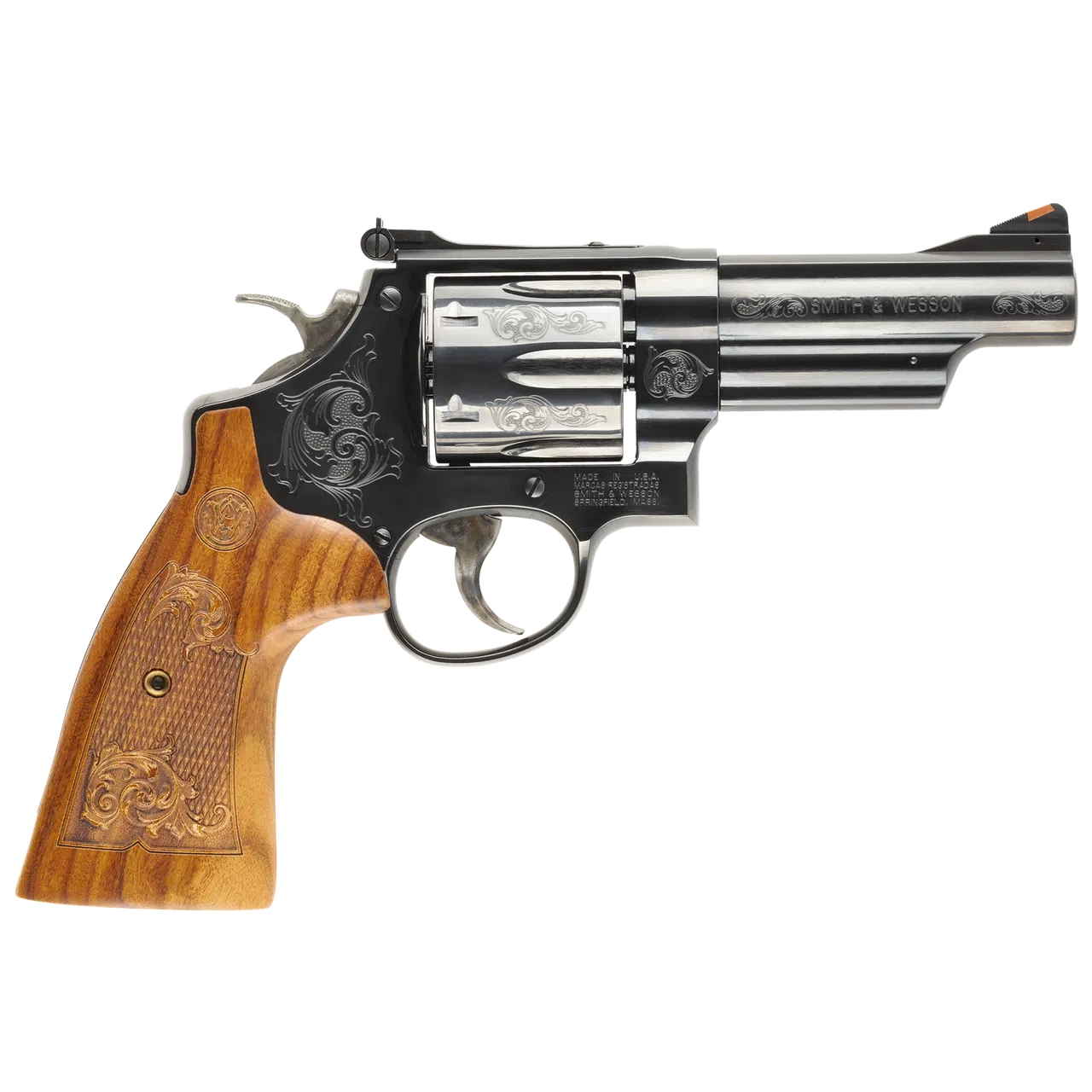 SMITH & WESSON CLASSIC 29 ENGRAVED BLK 44MAG 4" 6RD DA/SA