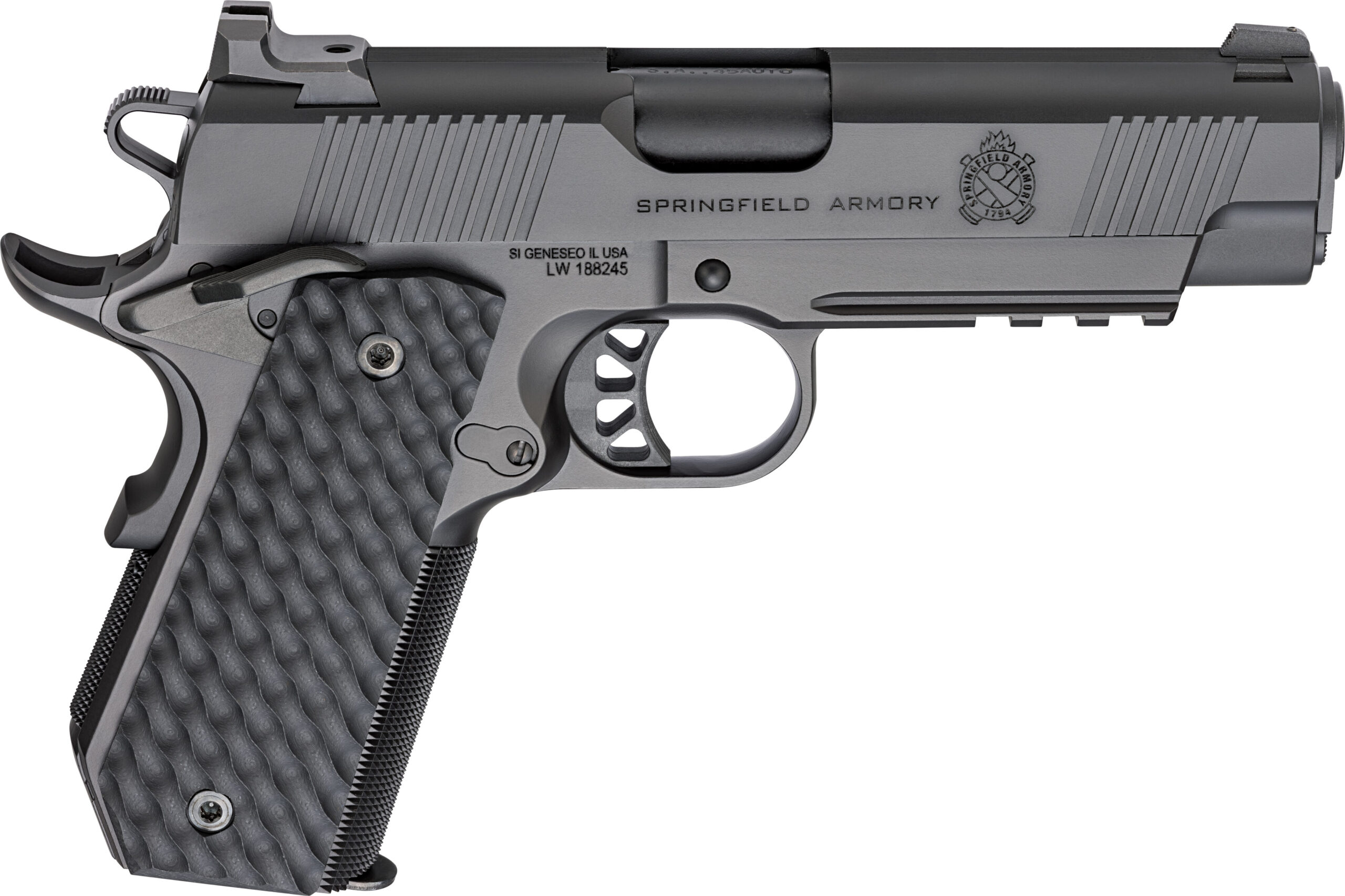 SPRINGFIELD ARMORY TRP 1911 4.25" 45ACP W/ CARRY CUT & RAIL 2-8RD