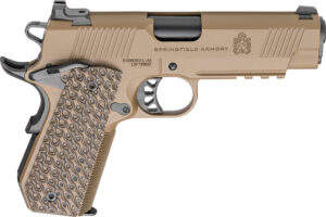 SPRINGFIELD ARMORY TRP 1911 FDE 4.25" 45ACP W/ CARRY CUT & RAIL 2-8RD