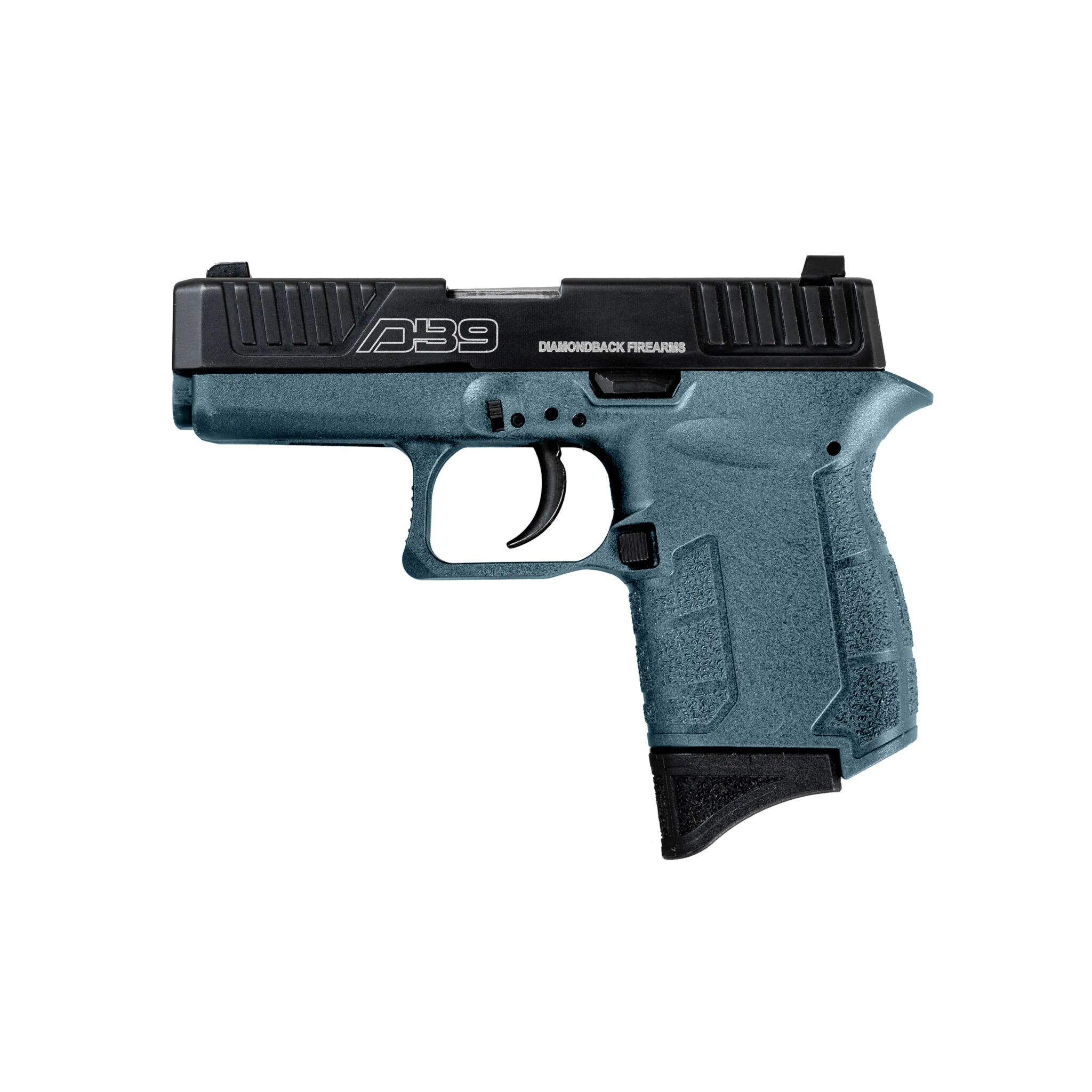 DIAMONDBACK DB9 GEN IV 9MM PSTL BLK SLIDE/JESSE JAMES BLUE FRAME