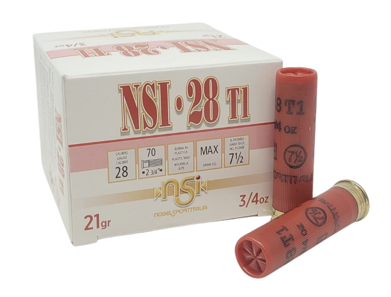 NOBEL SPORT 28G 7.5# 3/4OZ 25RD/250RD 1300FPS
