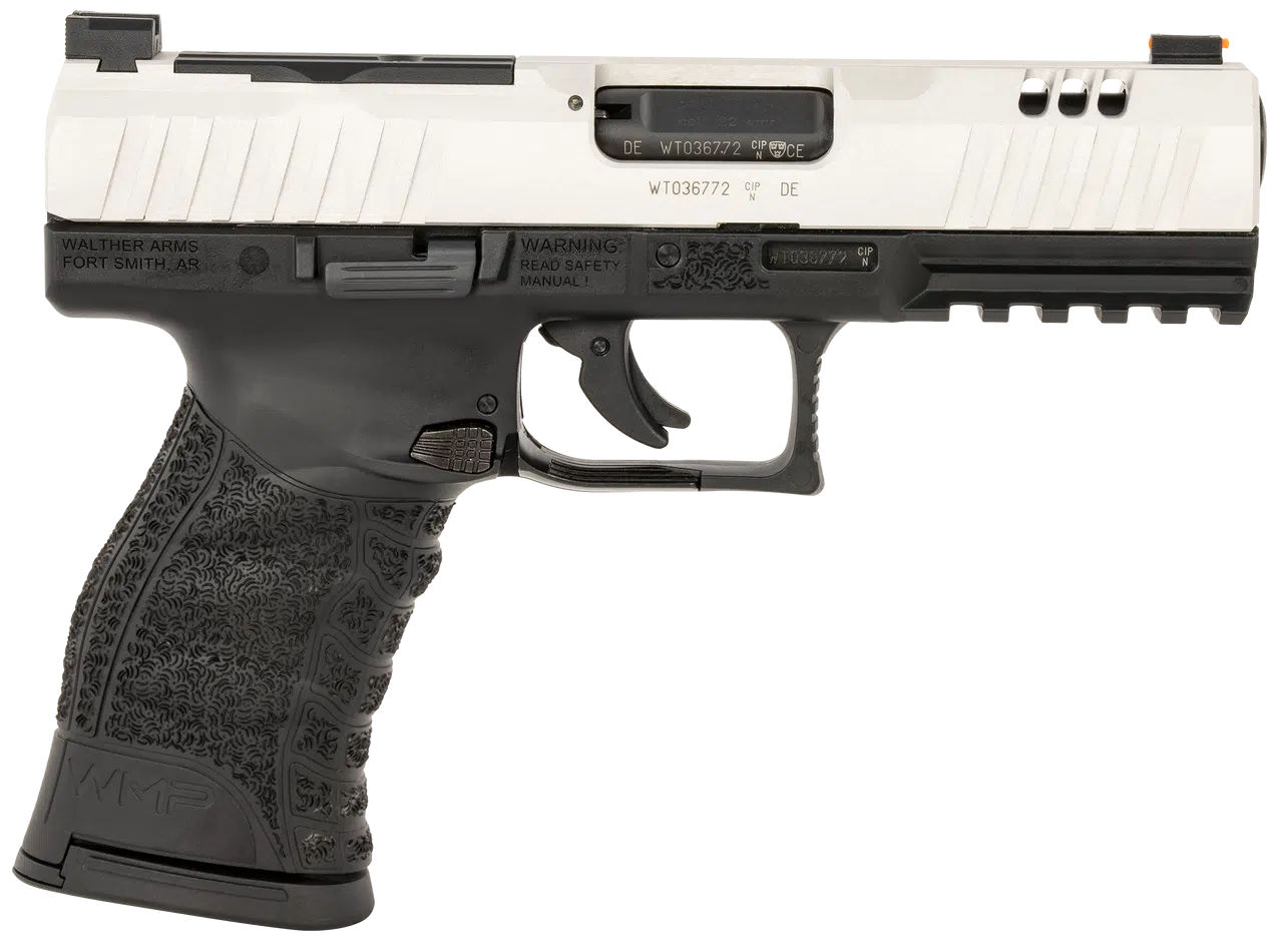 WALTHER WMP 22WMR PSTL 4.3" BLK/STS OPTIC READY 2-15RDS