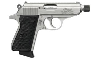 WALTHER PPK/S SD THREADED STAINLESS 32ACP PSTL 8RD