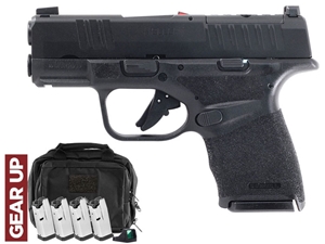 SPRINGFIELD ARMORY HELLCAT GEAR UP PKG OSP BLK 3" 9MM 5-10RD, CT-1500, RANGE BAG  CA COMPLIANT