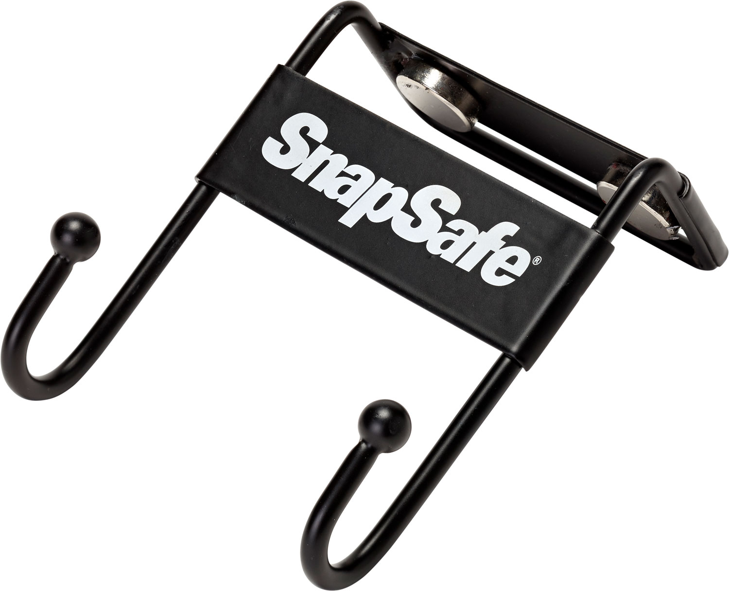 SnapSafe 75911 Magnetic Safe Hook Black Steel Magnet