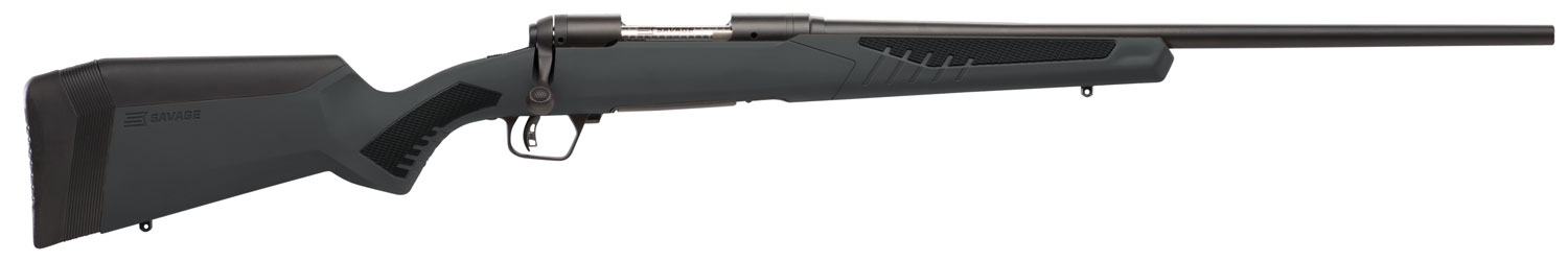 Savage Arms 57145 110 Hunter 280 Ackley Improved 4+1 22", Matte Black Metal, Gray Fixed AccuStock with AccuFit