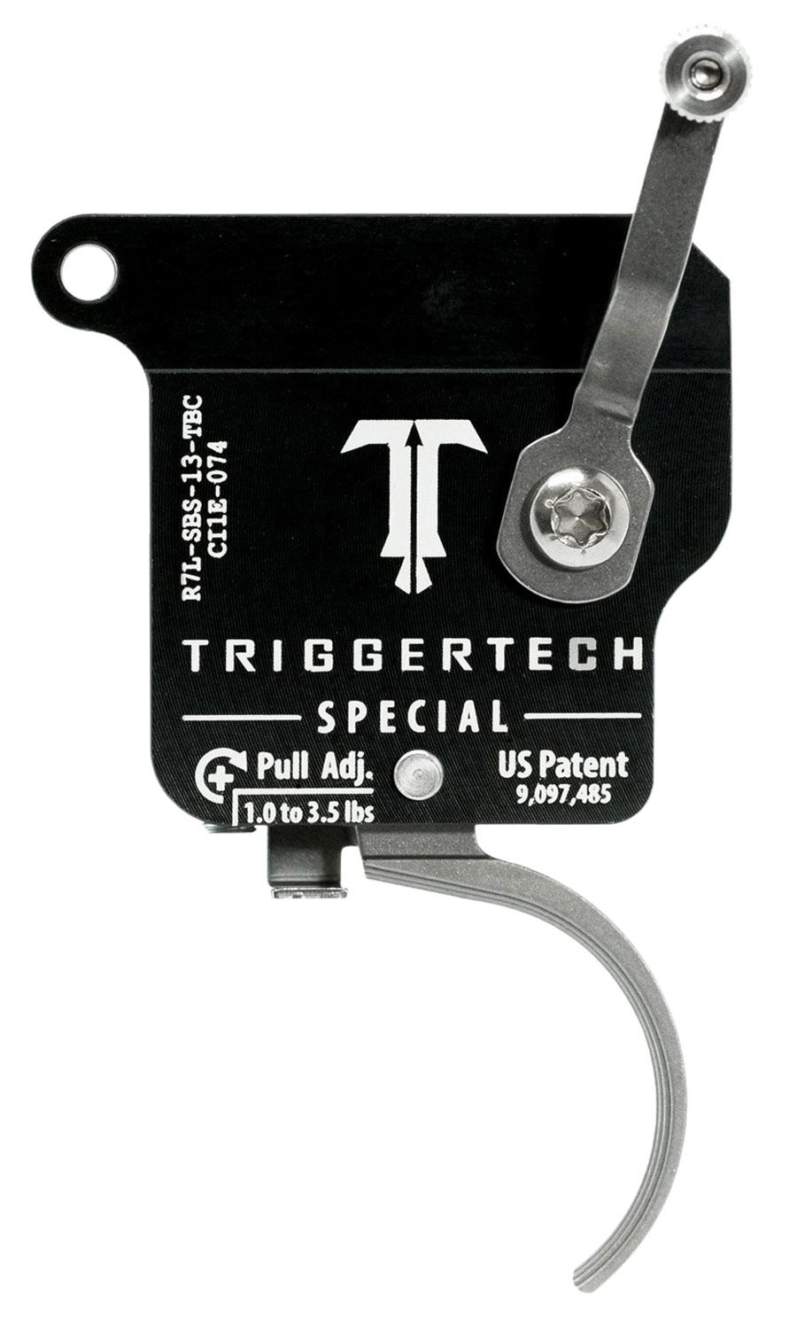 TriggerTech R7LSBS13TBC Special Single-Stage Traditional Curved Trigger with 1-3.50 lbs Draw Weight for Remington 700 Left