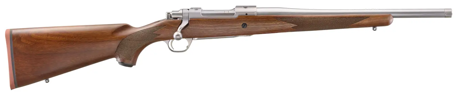 RUGER HAWKEYE HUNTER 6.5CM RIFLE 16.6" T.B. WALNUT/STS 4RD - Image 2