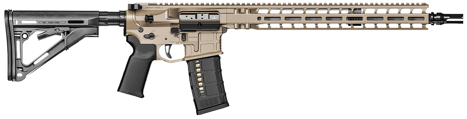 RADIAN WEAPONS R0540 Model 1 223 Wylde 16" Rifle 30+1 Flat Dark Earth Cerakote Black Magpul Collapsible Magpul