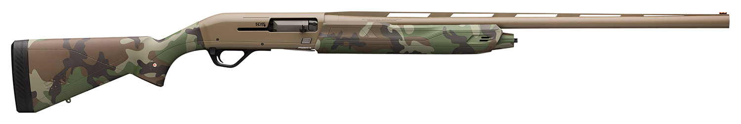 Winchester Repeating Arms 511290292 SX4 Hybrid Hunter 12 Gauge 28" 4+1 3.5" Flat Dark Earth Cerakote Rec/Barrel Woodland Camo Stock Right Hand (Full Size) Includes 3 Invector-Plus Chokes
