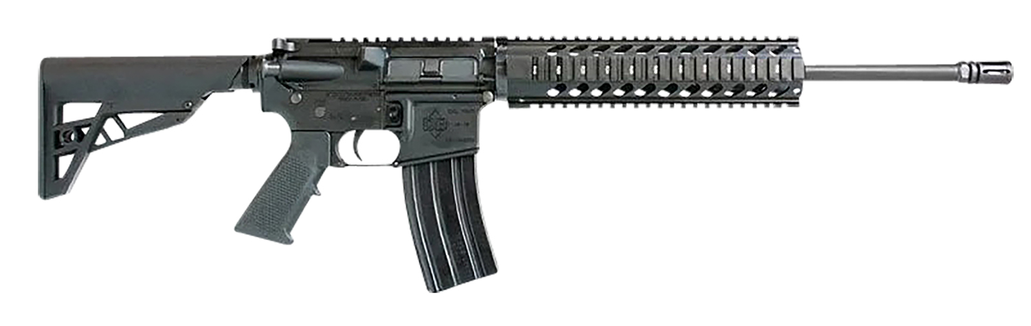 Diamondback DB1717K002 DB15 5.56x45mm NATO 16" 30+1 Black 6 Position Stock Black A2 Grip Right Hand 10" Free-Float Quad Rail