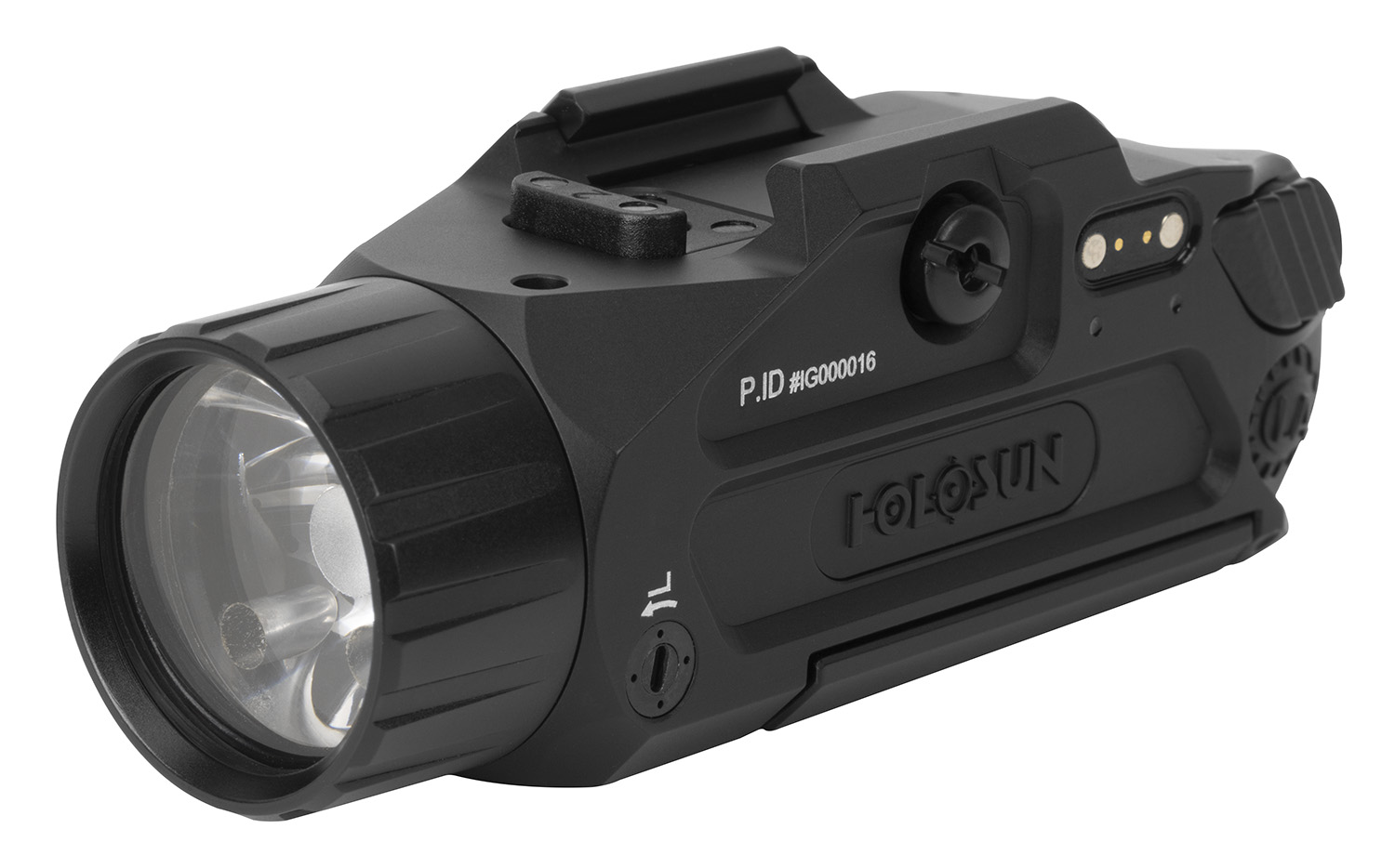 Holosun PIDDUAL Positive Identification Device Dual Black Anodized Green/Infrared Laser 400/800 Lumens White Light LED