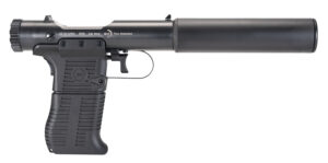 B&T Firearms 410111 Station Six  9mm Luger 9+1 3.50" Barrel/5.10" Suppressor, Black Hard Coat Anodized, Black Pre-Scored Grips