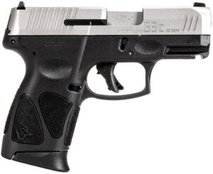 Taurus 1G3C4039 G3C  Compact Frame 40 S&W 10+1 3.26" Matte Stainless Steel Barrel, Serrated Stainless Steel Slide, Black Polymer Frame w/Picatinny Rail, Black Polymer Grip
