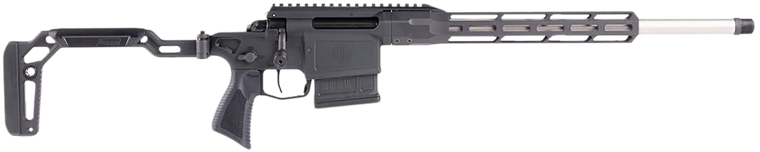 Sig Sauer CROSS30816BTRX Cross Trax 308 Win 5+1 16" Threaded Barrel, Black, 11.50" Skeletonized M-Lok Handguard, Minimalist Folding Stock, Adj. Trigger, Integrated Optic Mount