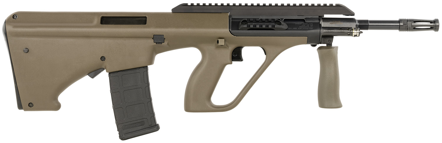 Steyr Arms AUGM2GRNNATOEXT AUG A3 M2 5.56x45mm NATO 16" OD Green Synthetic Bullpup Stock