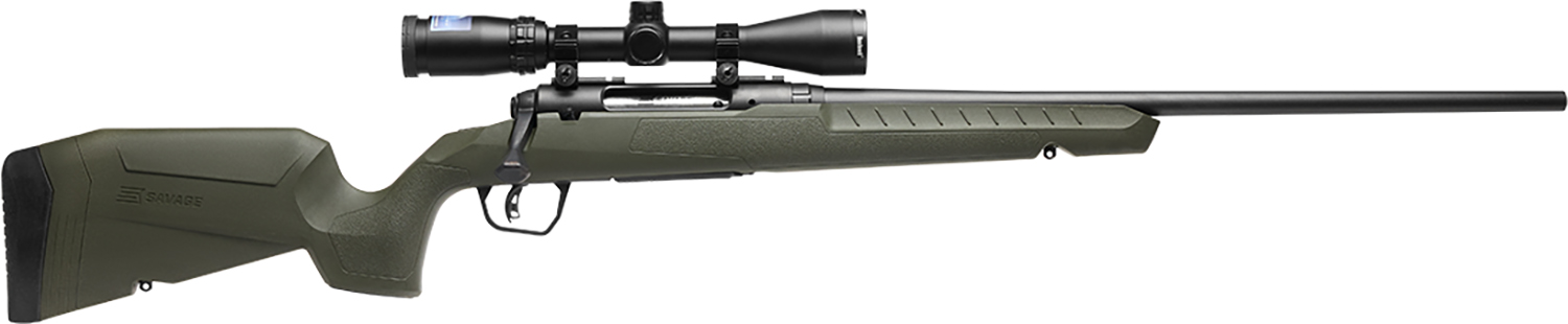 Savage Arms 32154 Axis 2 XP Combo Full Size 308 Win 4+1 22" Black Sporter Barrel, Black Carbon Steel Receiver Drilled & Tapped, OD Green Fixed Synthetic Stock, Weaver 3-9x40mm Scope, Right Hand