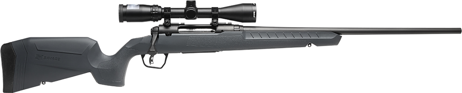 Savage Arms 32180 Axis 2 XP Combo Full Size 270 Win 4+1 22" Black Sporter Barrel, Black Carbon Steel Receiver Drilled & Tapped, Gray Fixed Synthetic Stock, Weaver 3-9x40mm Scope, Right Hand