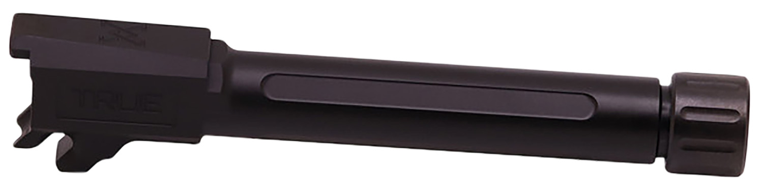 True Precision Inc TPP365FBXTBL Sig 9mm Luger Threaded Black Nitride Stainless Steel, Fits Sig P365 Fuse