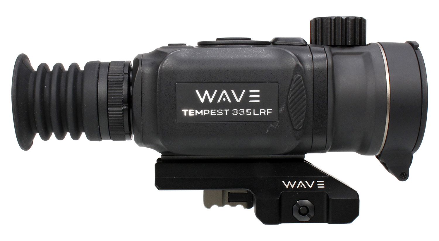 Wave WTS200 Tempest 335 LRF Thermal Black 3.3x35mm Illuminated Multi Reticle 384x288, 12 Microns, 50 Hz Resolution, Digital Zoom 13.2x Rapid/Smooth