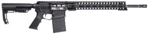 Patriot Ordnance Factory 02419 Rogue DI 308 Win 20+1 18.50" Picatinny Rail Receiver, M-LOK/Picatinny Rail Handguard, Black Polymer Stock & Grip