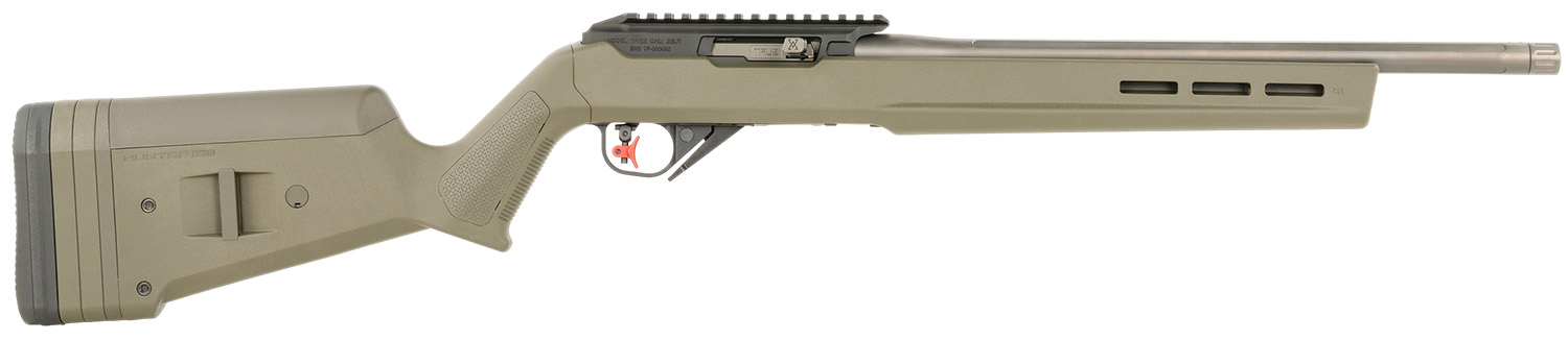 True Precision Inc TP1022GRNBLSSA TP/22 22 LR 16" Match Grade Barrel, Picatinny Rail Aluminum Receiver, M-LOK Forend, Magpul Hunter X-22 Polymer Stock