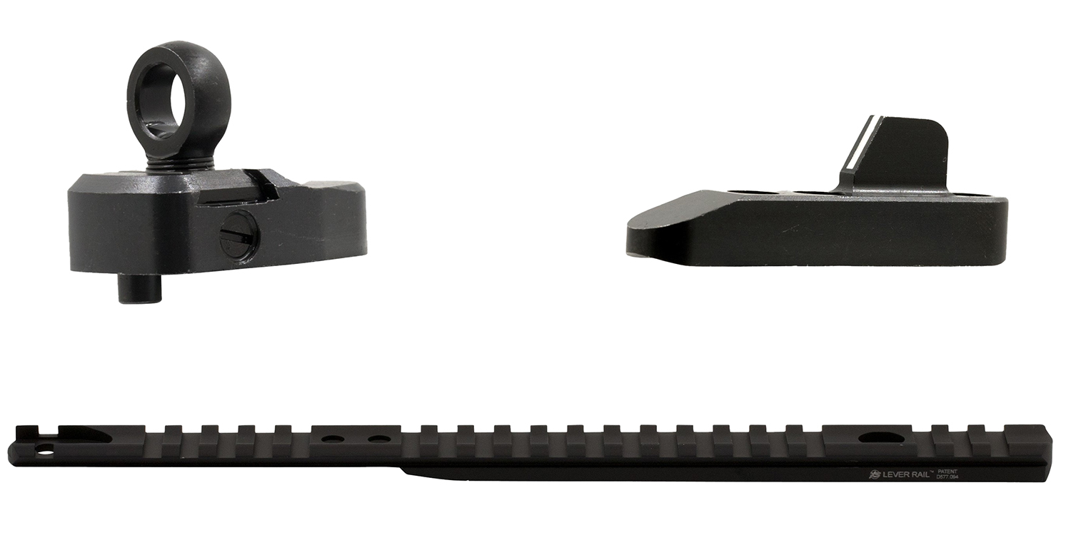 XS Sights ML10085 Marlin Optic Mounts & Ghost Ring Sight Sets Black Anodized Aluminum/Steel Fits Marlin 336 Lever Action