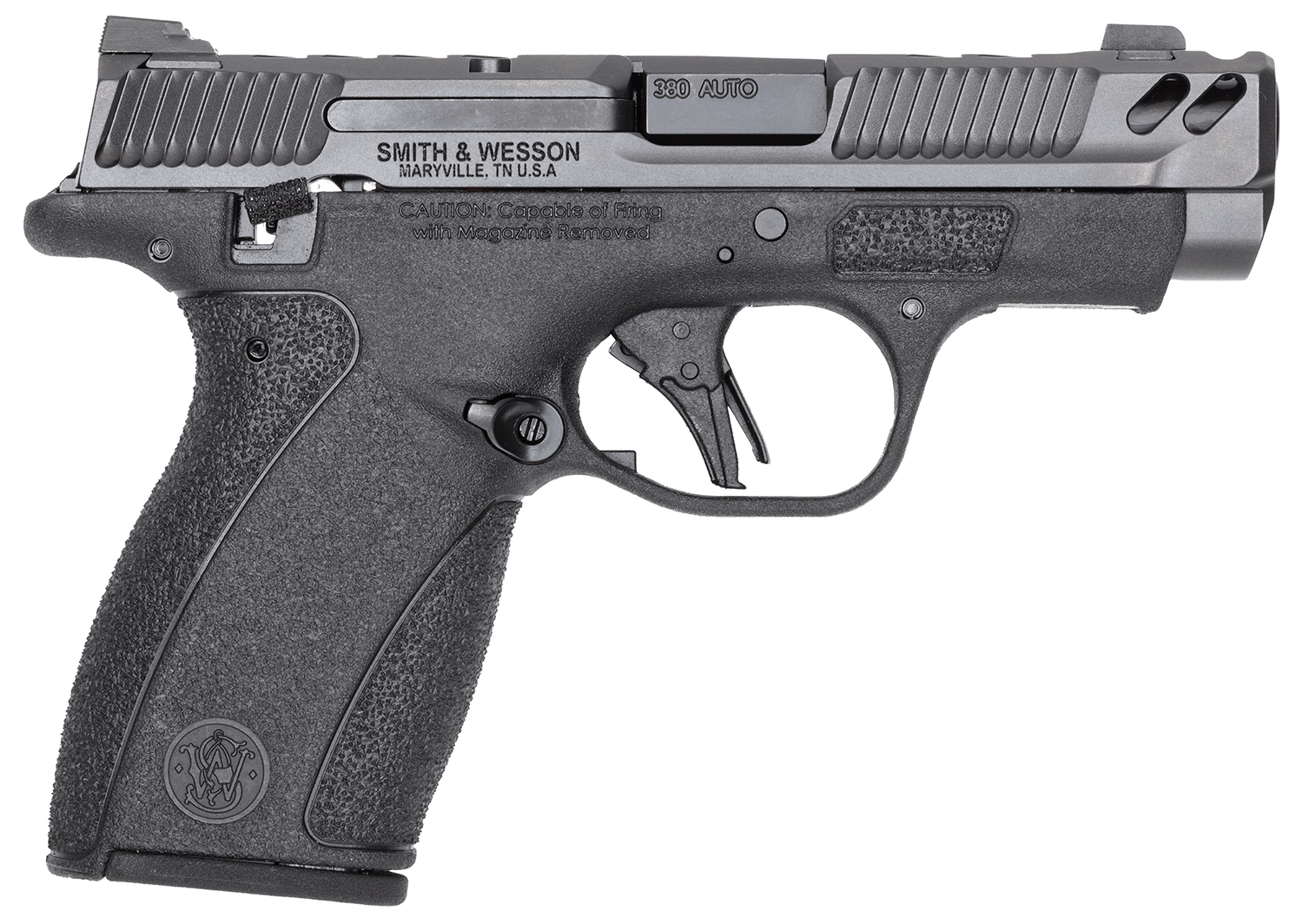 SMITH & WESSON PC BODYGUARD 2.0 CARRY COMP 380ACP PISTOL 3.1" M.S NIGHT SIGHTS, 1-10RD, 1-12RD MAG