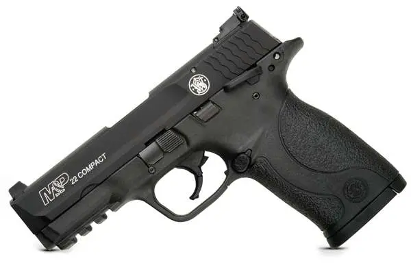SMITH & WESSON M&P22 CMPCT 22LR PSTL BLK 10RD SAO - Image 3