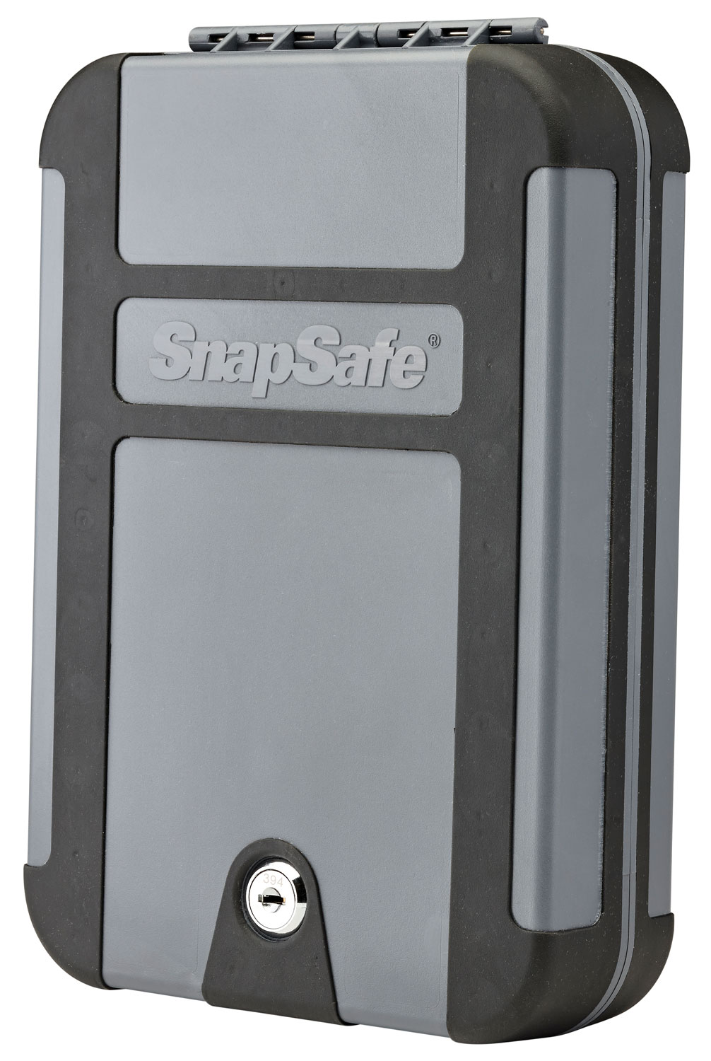 SnapSafe 75212 TrekLite Lock Box XL Key Entry Gray Polycarbonate Holds 1 Handgun