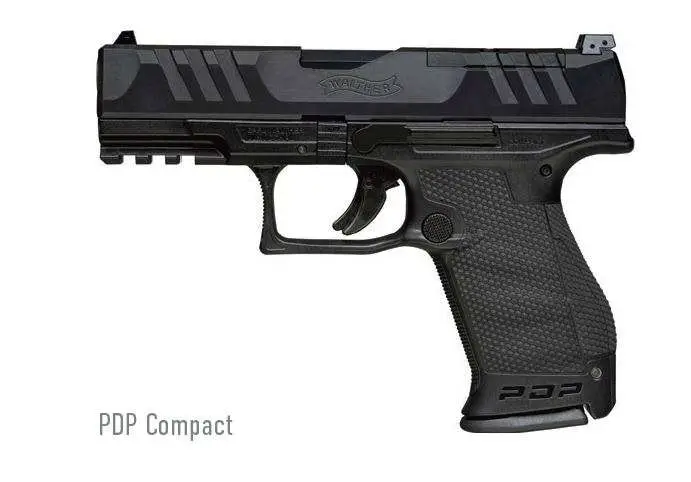 WALTHER PDP 9MM COMPACT 4" PSTL BLACK 2-15RD MAGS - Image 2