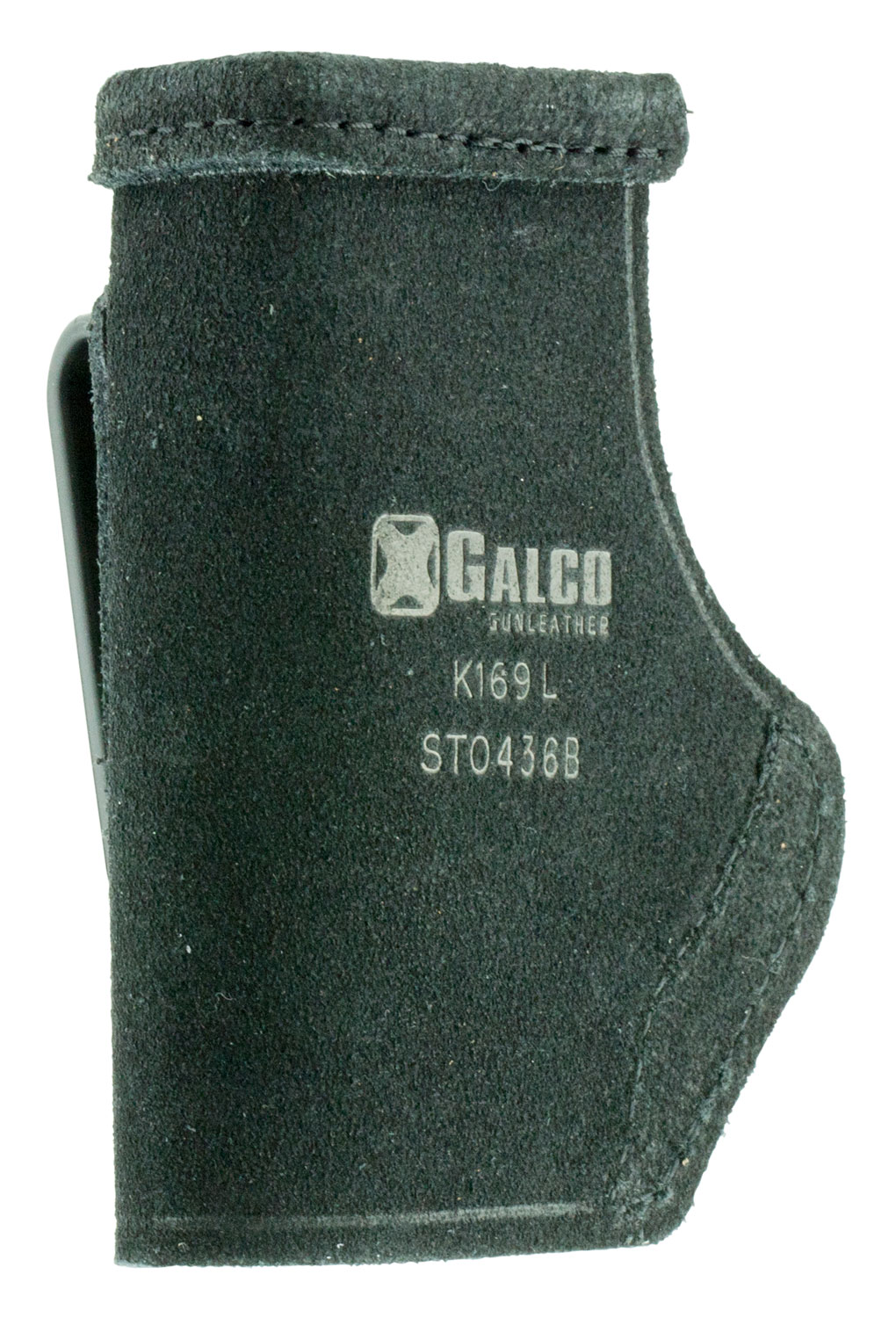 Galco STO436B Stow-N-Go IWB Black Leather Belt Clip Fits Ruger LCP/Diamondback DB Right Hand